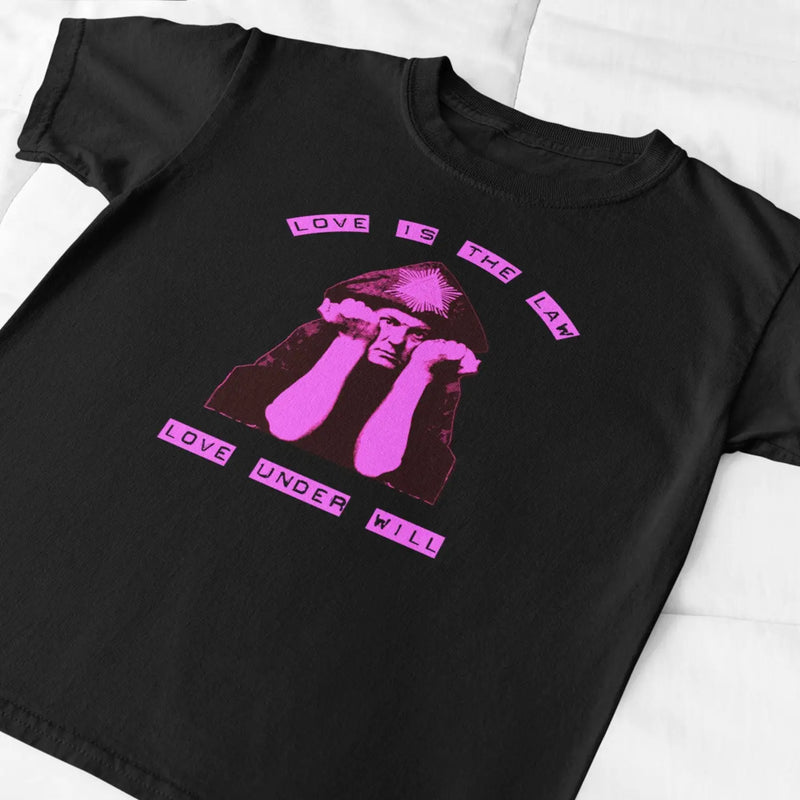 Aleister Crowley Love Is The Law T-Shirt - Mens T-Shirt