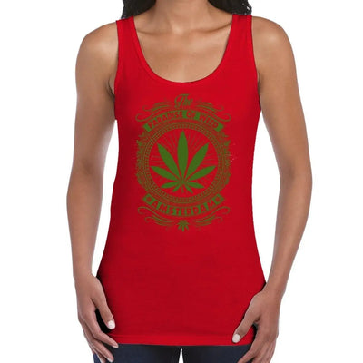 Amsterdam Paradise Of Weed Women's Tank Vest Top XL / Red