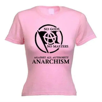 Anarchist Slogan Ladies T-Shirt XL / Light Pink