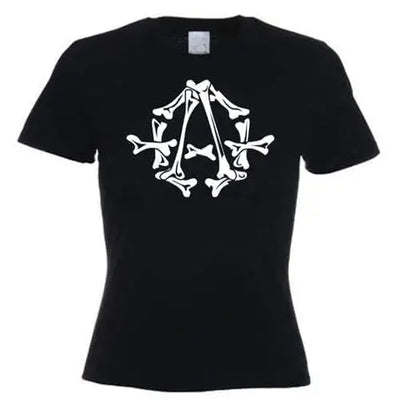 Anarchy Symbol Bones Logo T-Shirt