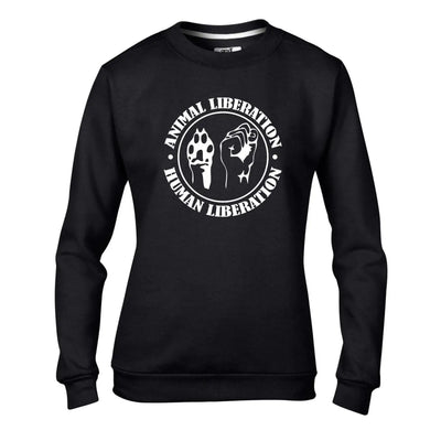 Animal Liberation Human Liberation Women's Sweatshirt Jumper L