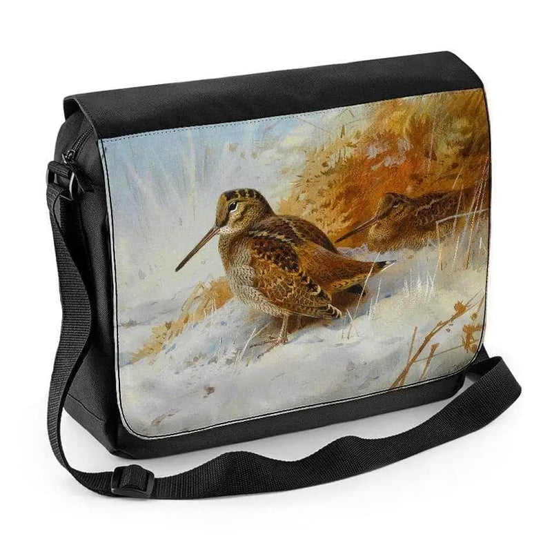 Archibald Thorburn Winter Woodcock Laptop Messenger Bag