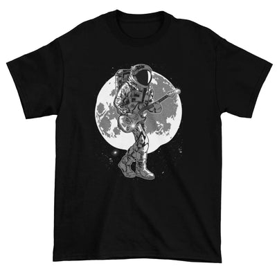 Astronaut with Electric Rock Guitar Mens Guitarist T Shirt