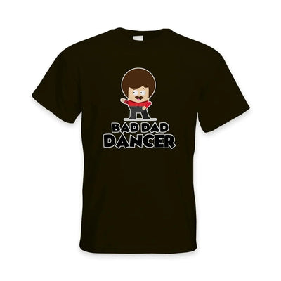 Bad Dad Dancer Dad's Funny Birthday Men's T-Shirt L / Black