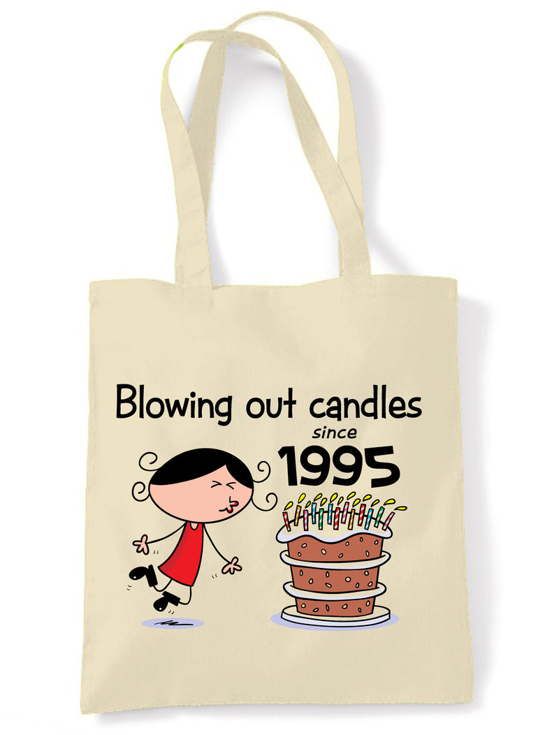 Blowing Out Candles Since 1995 30th Birthday Tote Bag