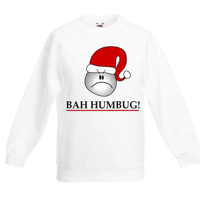 Bah Humbug Funny Christmas Kids Jumper \ Sweater 14-15
