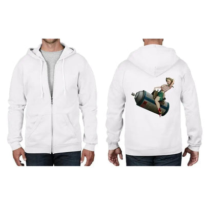 Banksy Aerosol Cowgirl Full Zip Hoodie