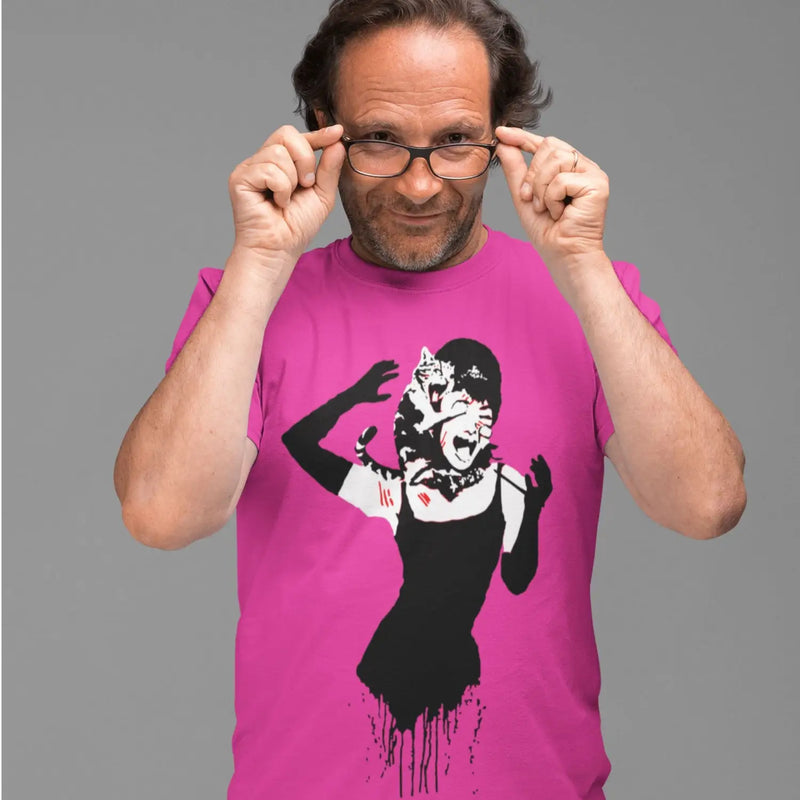 Banksy Audrey Hepburn Neon T-Shirt