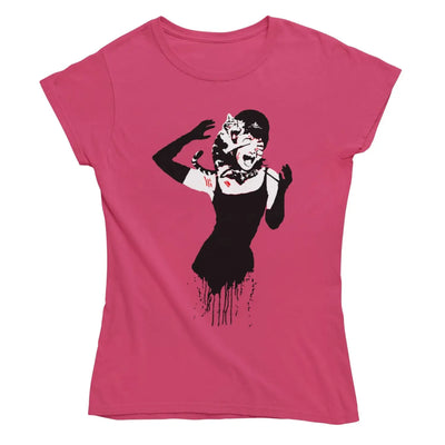 Banksy Audry Hepburn Ladies T-Shirt - XL - Womens T-Shirt