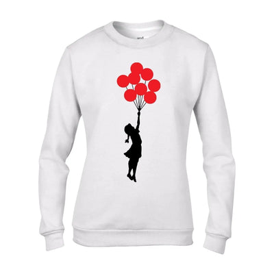 Banksy Balloon Girl Women's Sweatshirt Jumper L