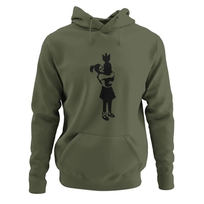 Banksy Bomb Hugger Hoodie - L / Khaki - Hoodie