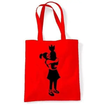 Banksy Bomb Hugger Shoulder bag Red