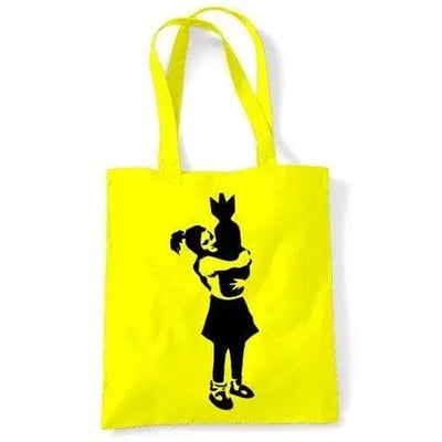 Banksy Bomb Hugger Shoulder bag Yellow