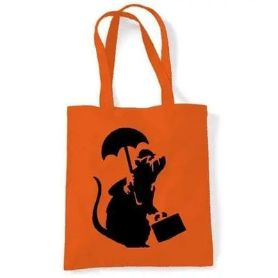 Banksy Bowler Rat Shoulder bag Orange