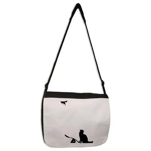 Banksy Cat & Mouse Laptop Messenger Bag
