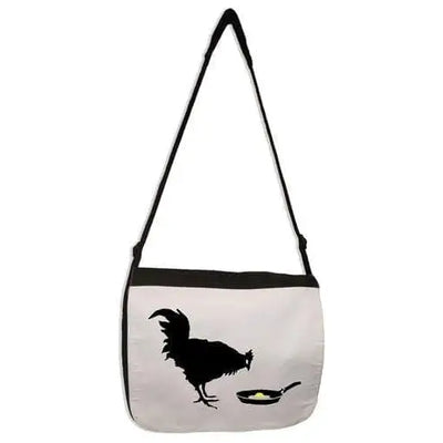 Banksy Chicken & Egg Laptop Messenger Bag