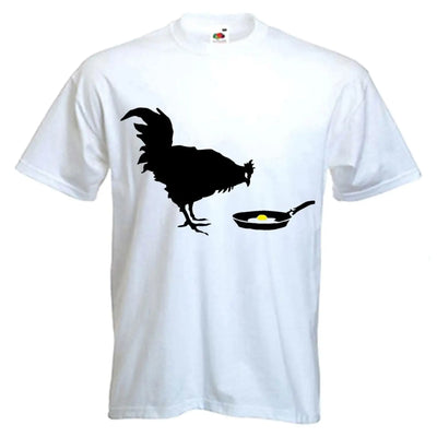 Banksy Chicken & Egg Mens T-Shirt
