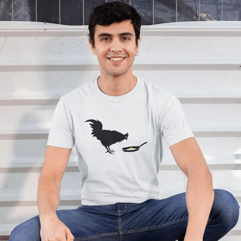 Banksy Chicken & Egg Mens T-Shirt
