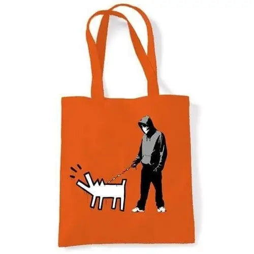 Banksy Choose Your Weapon bag Orange