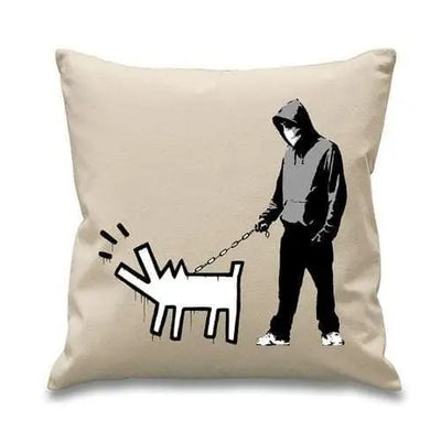 Banksy Choose Your Weapon Cushion Cream