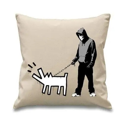 Banksy Choose Your Weapon Cushion Cream