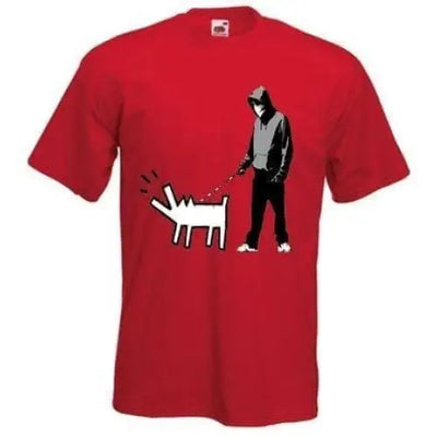 Banksy Choose Your Weapon T-Shirt XL / Red