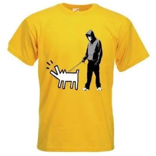 Banksy Choose Your Weapon T-Shirt XL / Yellow