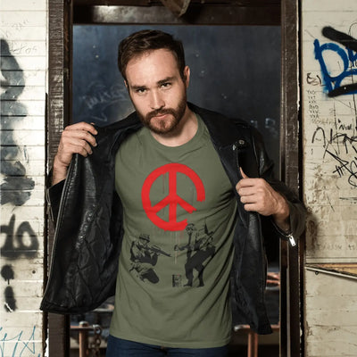 Banksy CND Soldiers Mens T-Shirt