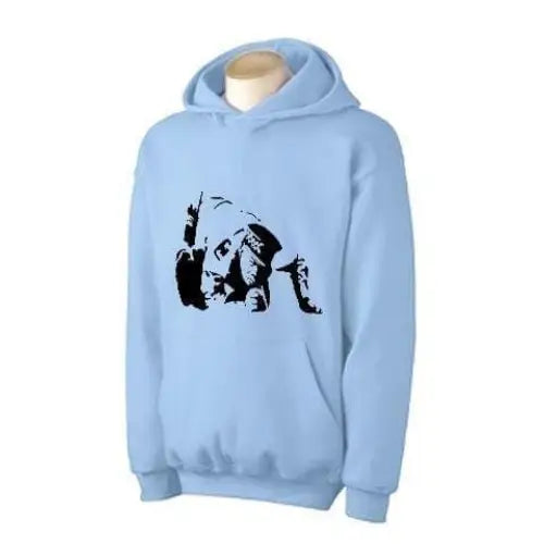 Banksy Coke Copper Hoodie M / Light Blue