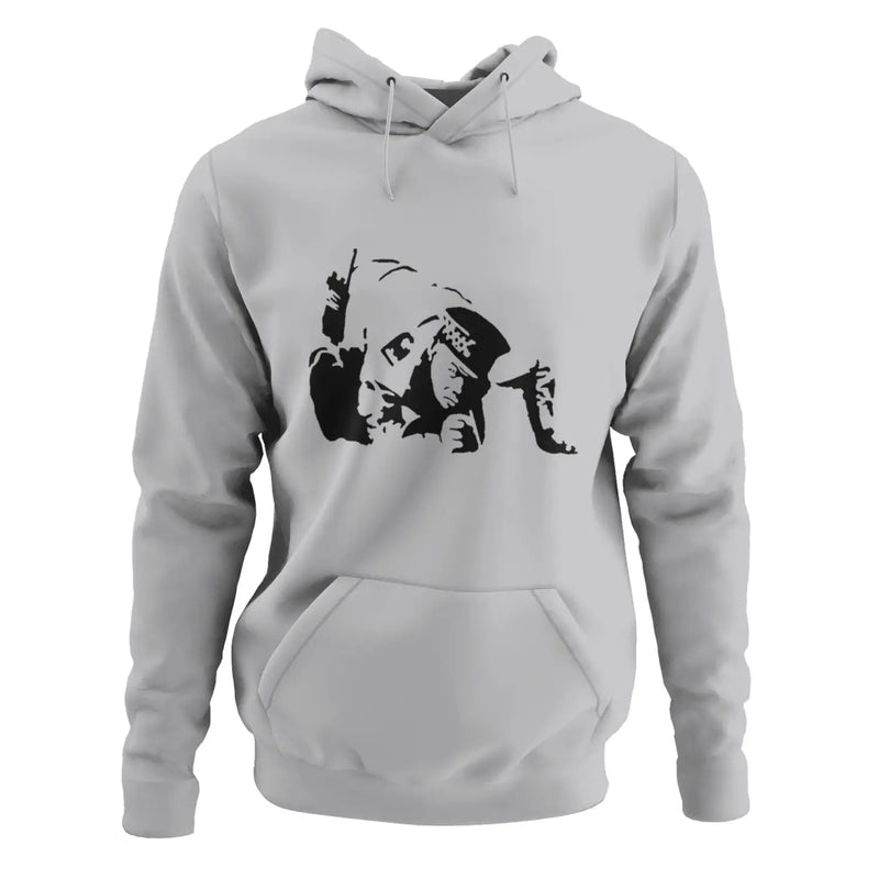 Banksy Coke Copper Hoodie - M / Light Grey - Hoodie