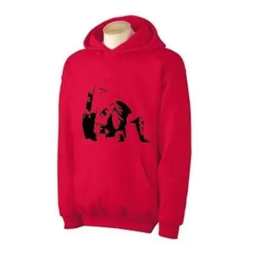 Banksy Coke Copper Hoodie M / Red