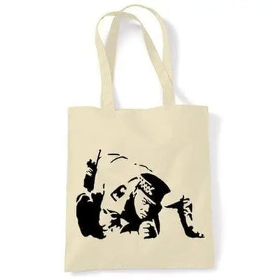 Banksy Coke Copper Shoulder bag Cream