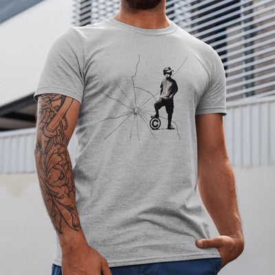 Banksy Copyright Breaker Men's T-Shirt