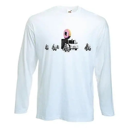 Banksy Donut Long Sleeve T-Shirt