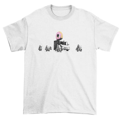 Banksy Donut Mens T-Shirt XL