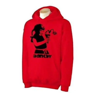 Banksy Dynamite Ice Cream Hoodie L / Red