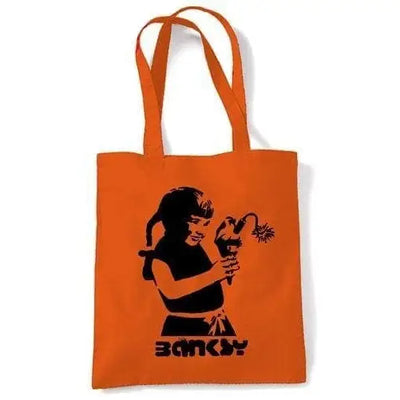 Banksy Dynamite Ice Cream Shoulder bag Orange