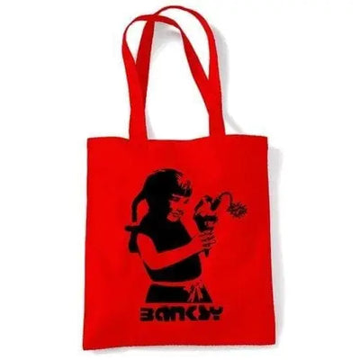 Banksy Dynamite Ice Cream Shoulder bag Red