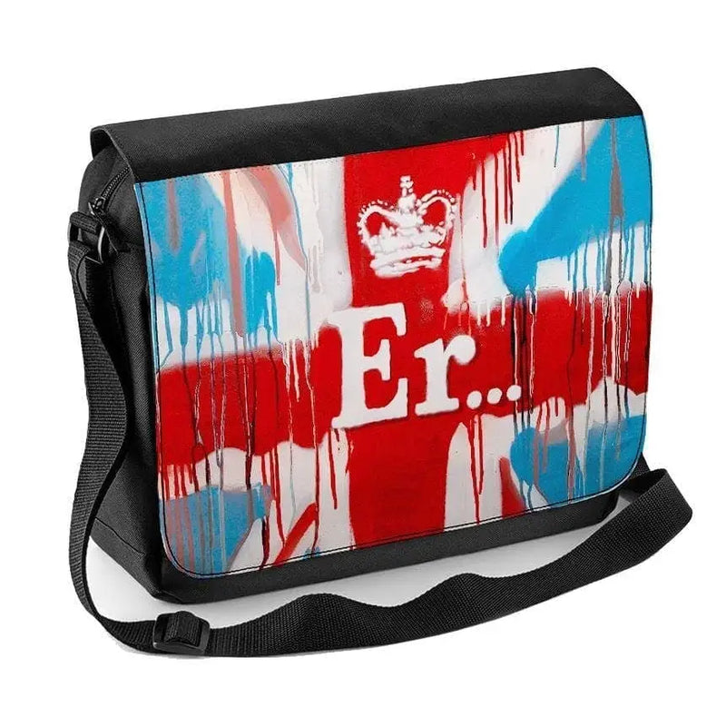 Banksy ER Laptop Messenger Bag