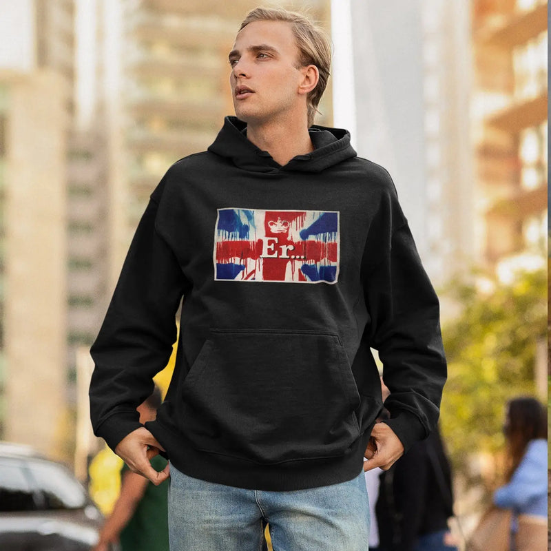 Banksy Er... Union Jack Hoodie - Hoodie