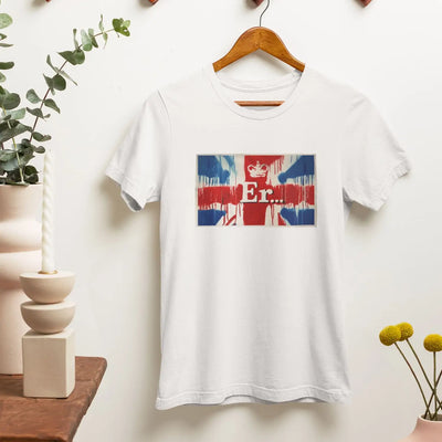Banksy Er... Union Jack Ladies T-Shirt - Womens T-Shirt