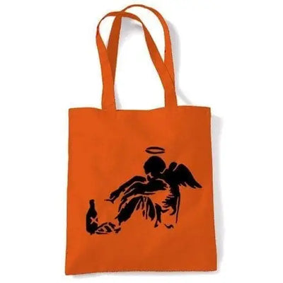 Banksy Fallen Angel Shoulder bag Orange