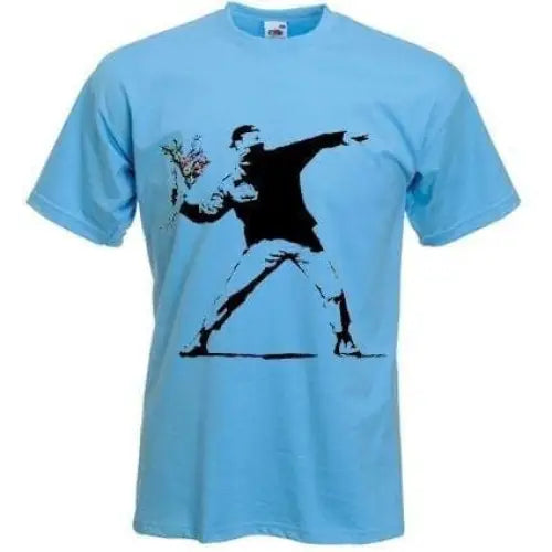 Banksy Flower Thrower Men&