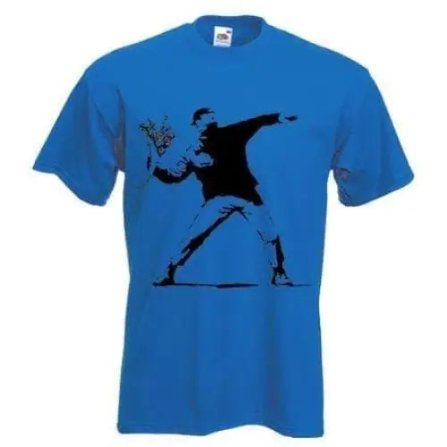 Banksy Flower Thrower Men&