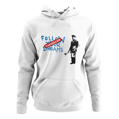 Banksy Follow Your Dreams Hoodie - M / White - Hoodie