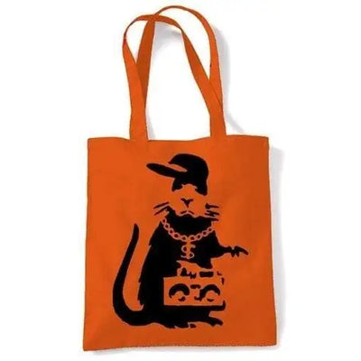 Banksy Gangster Rat Shoulder bag Orange