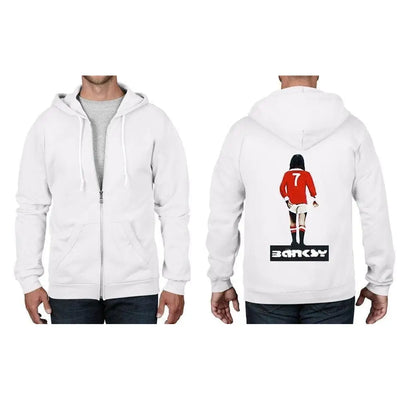 Banksy George Best Full Zip Hoodie