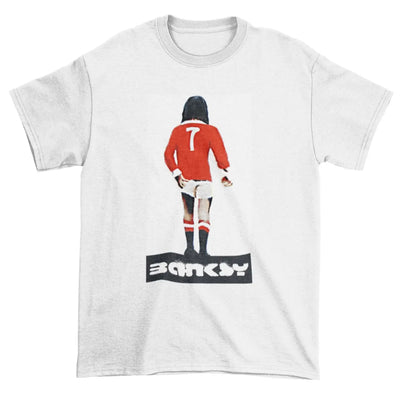 Banksy George Best Men's T-Shirt XXL