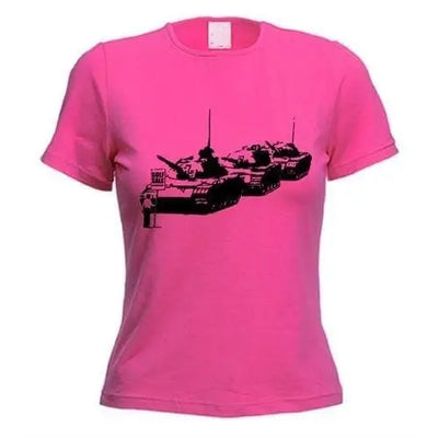 Banksy Golf Sale Ladies T-Shirt S / Dark Pink