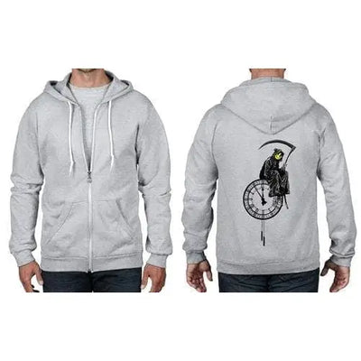 Banksy Grim Reaper Full Zip Hoodie